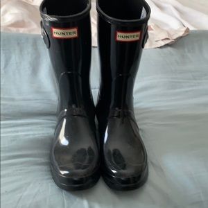 Black Hunter short rain boots 8